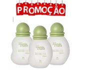 Combo 03un Colônia Mamãe E Bebe Natura 100ml