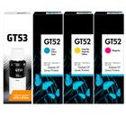 Combo 04 Garrafas de Tintas GT53 / GT52 para impressora Deskjet Ink Tank Wireless 400 series