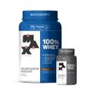 Combo 100% Whey 900g e Creatina Monohidratada 120 Cápsulas - Max Titanium