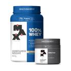 Combo 100% Whey Pote 900g e Creatina Monohidratada 150g - Max Titanium