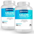Combo 2 Cálcio 400mg Com Vitamina D3 200Ui 120 Cápsulas NEWNUTRITION