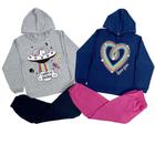 COMBO 2 Conjuntos ROUPA INFANTIL MENINA INVERNO MOLETOM