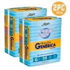 Combo 2 Pacote Fralda Geriatrica Generica Absorv G/50 - Barato no Atacado