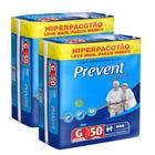 Combo 2 Pacote Fralda Geriatrica Prevent Care G/50 - Barato no Atacado