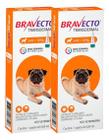 Combo 2 Un Antipulgas Bravecto Transdermal Cães 4,5 A 10kg - Msd