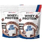 Combo 2 Whey Protein Concentrado Zero Lactose Chocolate 900g NEWNUTRITION