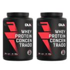 Combo 2un Whey DUX Concentrado Pote 900g Dux Nutrition