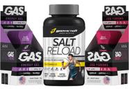 Combo 2x Caixas Gas Gel Energético 20 Sachês + Salt Reload