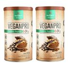 Combo 2x Proteina Vegana Whey Isolado Concentrado Nutrify Vegan Pro Cacau Vitamina B12 450g