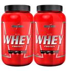 Combo 2x Suplemento em Pó Nutri Whey Protein Para Ganho de Peso Baunilha 900g Pote - Integralmedica