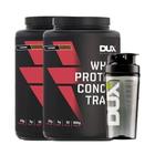 Combo 2x Whey Concentrado 900g Cookies + Coqueteleira - Dux - Dux Nutrition