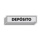 Combo 3 Placas De Sinalização Depósito 30x7 Ecom IA - B-511 F9e