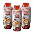 Combo 3 Shampoo Coco 2 em 1 CatDog & Cia para Cães e Gatos - 700ml