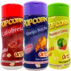 Combo 3 Temperos Pipoca Popcorn Sabores Calabresa, Pimenta E