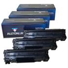 Combo 3 Toners HP 85A Preto Laserjet Compativel (CE285AB) Para Laserjet Pro P1102, P1102w, P1102w, M1212nf, M1132 CX 3 UN ALLTONER