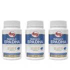 Combo 3 Un Omega 3 EPA DHA 60 caps. Vitafor