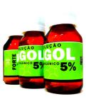 Combo 3 Vidros Lugol Forte 3 x 100ml 5 por cento - Alkans