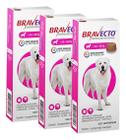 Combo 3un Bravecto Antipulgas E Carrapatos Caes 40 A 56kg