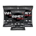 Combo 3x Whey Protein Turbo Refil - 907g Cada - Caveira Preta / Black Skull