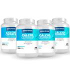 Combo 4 Cálcio Com Vitamina D3 120 Cápsulas NEWNUTRITION