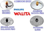 Combo 4 Discos Inox para seu processador modelos Ri7301 Ri7302 Ri7303 Hr7304