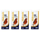 Combo 4 Unidades Hidrovit 50 ml suplemento aves outros - Vetnil