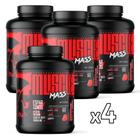 Combo 4x Muscle Mass Hipercalórico - Espartanos