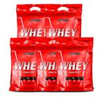 Combo 5x Nutri Whey Refil 907g Refil Integral Medica - Wey