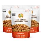 Combo 6 - 3 unidades castanhas caramelizadas 100g - Amigos do Bem