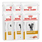 Combo 6 Sachês Ração Úmida Royal Canin Veterinary Feline Urinary SO Gatos Adultos 85g