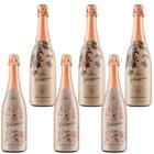 Combo 6 und Espumante Prosecco Demi Sec Rose Meio Doce Sweet 750 ml