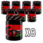 Combo 8x Pré Treino Muscle Pump 300g - Espartanos Suplementos - Kit Energia e Disposição