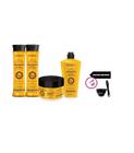 Combo Anti Volume Banana Aveia E Mel Natumaxx 300gr 4 Passos