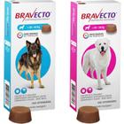 Combo Antipulga e Carrapato Bravecto 20 a 40kg + Bravecto 40 a 56 kg