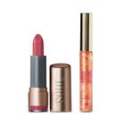 Combo Batons Lip Shine: Batom Mate Rosa Pink Nude SOUL Kiss Me 3,7g + Gloss Labial Bronze Niina Secrets Luminous 5,2ml