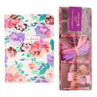 Combo Caderno A5 She's One + Kit Papelaria Rosa e Lilas - Bee Unique