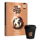 Combo Café com Deus Pai 2025 porções diárias de transformação e mini copo café com Deus pai 250 ml