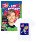 Combo Camiseta + Livro Gato Galáctico em Arte Galáctica