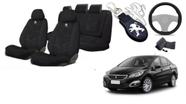 Combo Conforto Estilo Peugeot 408 2010-19 +(Capa Volante) + Chaveiro