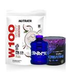 Combo Creatina 100% Pura 300G + Whey W100 + Galão - Dynamo Labz