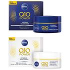 combo creme facial nivea q10 antissinais + elasticidade (1x dia + 1x noite) 50g cada