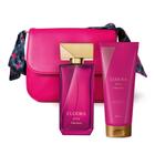 Combo Desodorante Colônia 100ml + Loção Corporal 200ml + Bolsa Rosa Com Alça