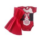 Combo Disney Body + Capa Chapeuzinho Vermelho Bebê Fantasia