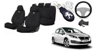 Combo Elegância Premium Peugeot 308 13-21 +(Capa Volante) + Chaveiro