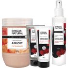 Combo esfoliante apricot forte 650g + kit termoterapia