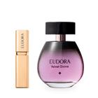 Combo Eudora Velvet Divine Desodorante Colônia 100ml + Vaporizador Porta-Perfume