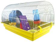 Combo Gaiola Para Hamster Transporte E Presente Completo