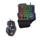 Combo Gamer FPS Android - Mouse Gamer LED e Teclado Mini RGB