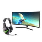 Combo Gamer - Monitor Shin Kai 24 Pol Curvo, Caixa de Som 50W