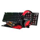 Combo Gamer Teclado E Mouse + Conjunto De Fone De Ouvido E MousePad - inova